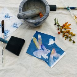 cyanotype & natural colors